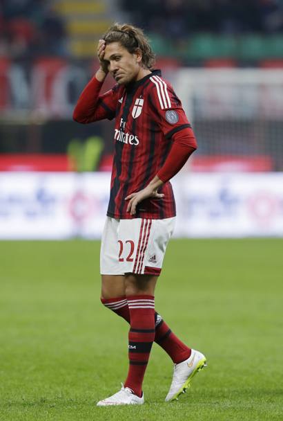 Esordio sfortunato per Alessio Cerci con la maglia del Milan: rossoneri battuti in casa dal Sassuolo. Ap